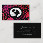 Salon Visitekaartje Butterfly Vrouw Colorful (Voorkant / Achterkant)