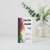 Salon Visitekaartje - Gepersonaliseerd (Staand voorkant)