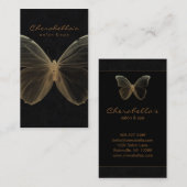 Salon Visitekaartje Spa Butterfly Gold (Voorkant / Achterkant)