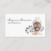 Salon Waterverf Spa Services Facials Visitekaartje (Voorkant)