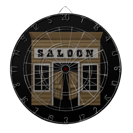 Salon - Western Dartbord (Voorkant)