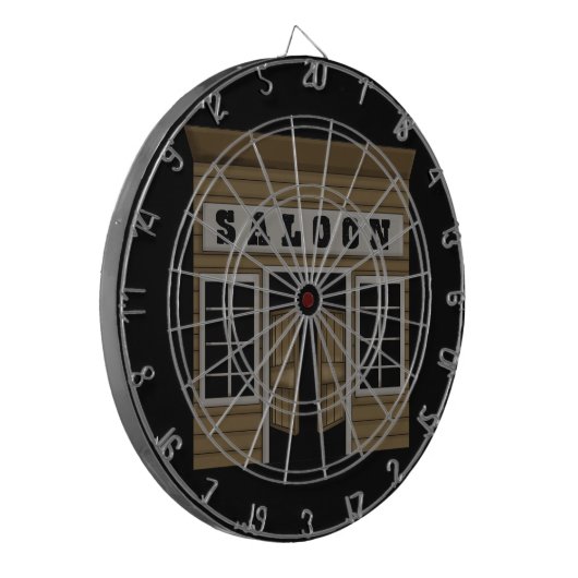 Salon - Western Dartbord (Voorkant Links)