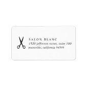 Salon Zakelijke Promotie Etiket (Voorkant)