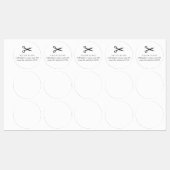 Salon Zakelijke Promotie Labels (Vel)