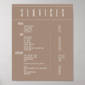 Salonprijzen Poster (Voorkant)