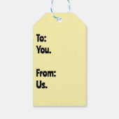 Saloon Door Chameleon Cadeaulabel (Achterkant)