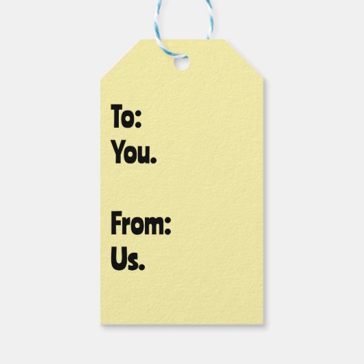 Saloon Door Chameleon Cadeaulabel (Achterkant)