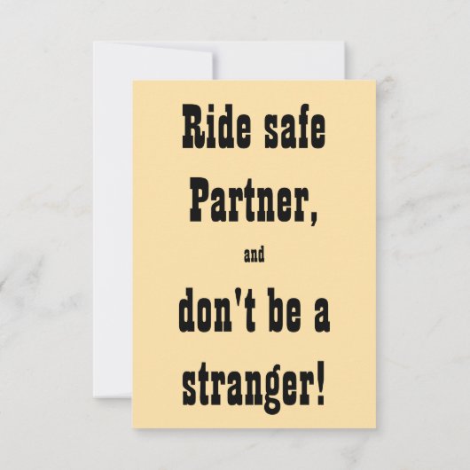 Saloon Doors Chameleon Bedankkaart (Achterkant)