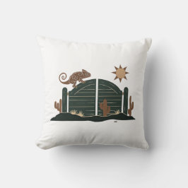 Saloon Doors Chameleon Kussen