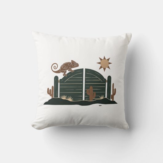 Saloon Doors Chameleon Kussen (Voorkant)