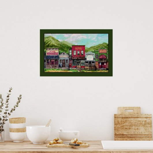 Saloon Poster (Keuken)