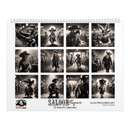 Saloon Safari Calendar Kalender (Hoes)