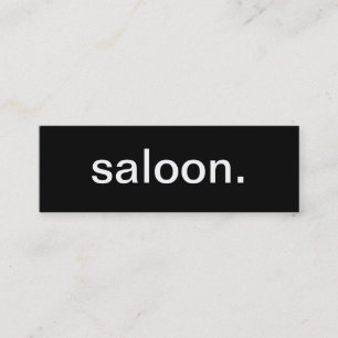 Saloon Visitekaartje