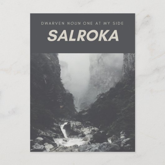 Salroka-Briefkaart Briefkaart (Voorkant)
