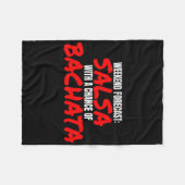 Salsa Bachata Dance Weekend Forecast Bachata Salsa Fleece Deken (Voorkant (Horizontaal))