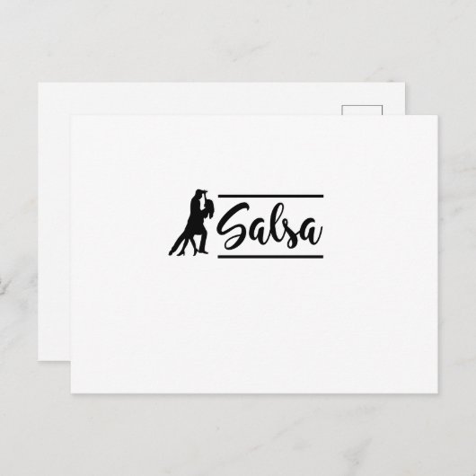 salsa briefkaart (Voorkant / Achterkant)