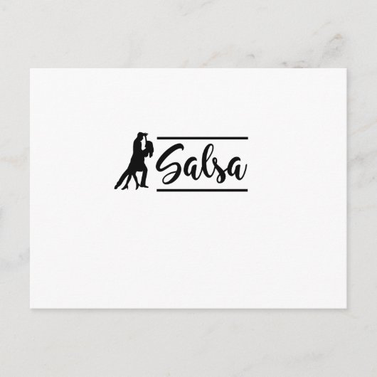 salsa briefkaart (Voorkant)
