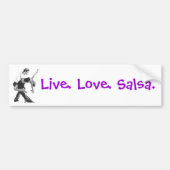 Salsa Bumpersticker (Voorkant)