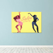 Salsa Canvas Print (Insitu (Houten vloer))
