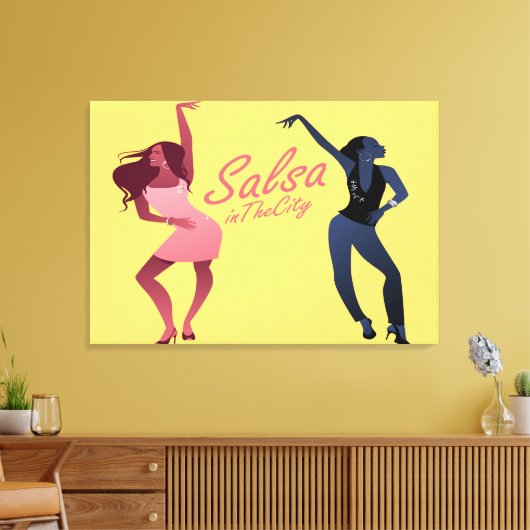 Salsa Canvas Print (Insitu (Woonkamer))