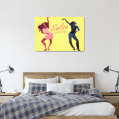 Salsa Canvas Print (Insitu (Slaapkamer))