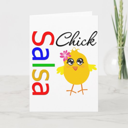 Salsa Chick Kaart (Voorkant)