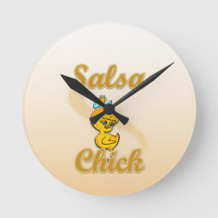Salsa Chick Ronde Klok