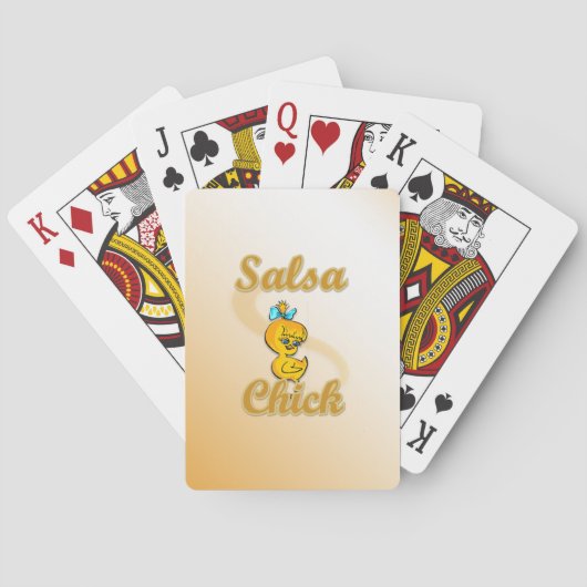 Salsa Chick Speelkaarten (Achterkant)