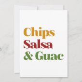 Salsa Chips en Guac Bedankkaart (Voorkant)