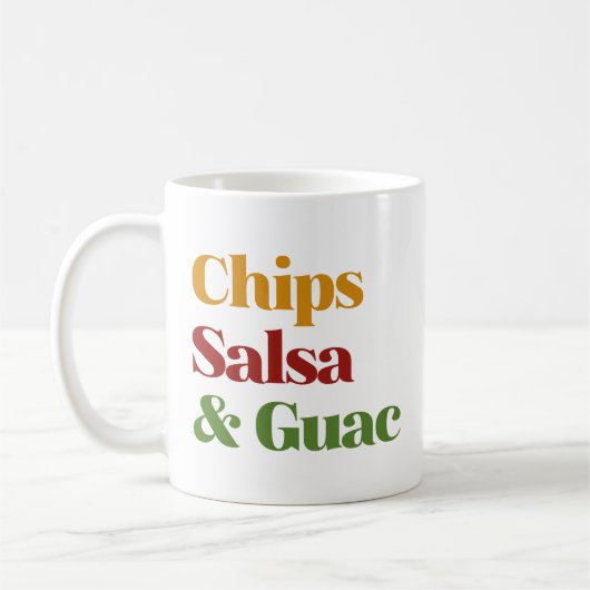 Salsa Chips en Guac Koffiemok (Links)