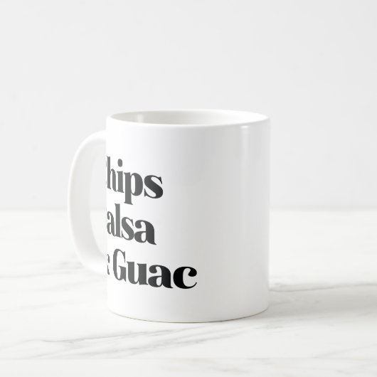Salsa Chips en Guac Koffiemok (Voorkant links)