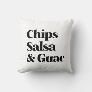 Salsa Chips en Guac Kussen