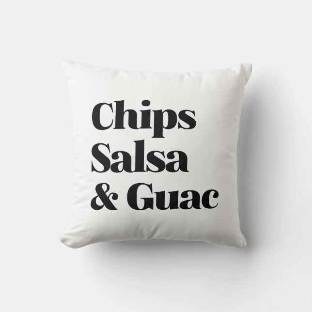 Salsa Chips en Guac Kussen (Voorkant)