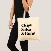 Salsa Chips en Guac Tote Bag (Voorkant (product))