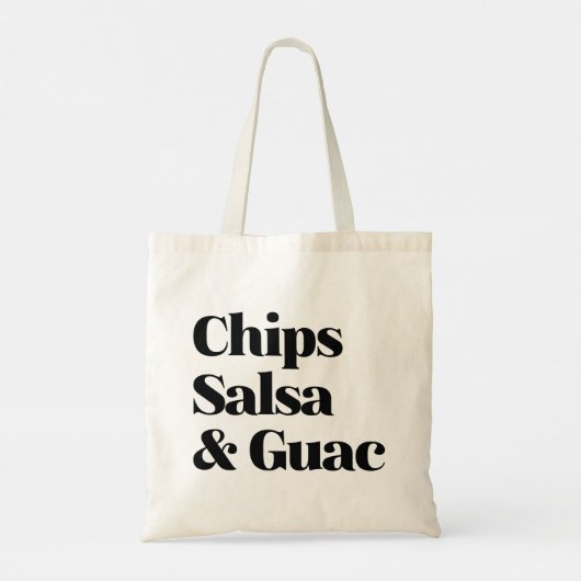 Salsa Chips en Guac Tote Bag (Achterkant)