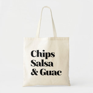 Salsa Chips en Guac Tote Bag
