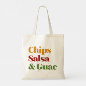 Salsa Chips en Guac Tote Bag (Achterkant)