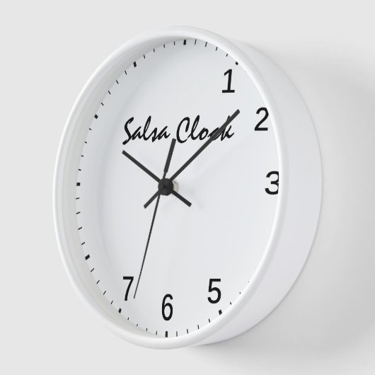 Salsa Clock - Funny Salsa Dansing Time Dance Humor (Hoek)