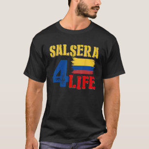 Salsa Colombiana Gift, Musica Colombiaanse vlag Pr T-shirt