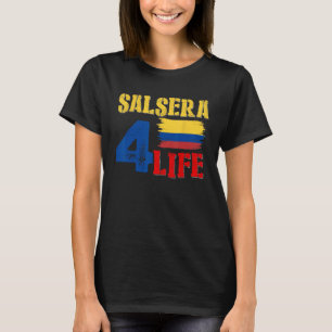 Salsa Colombiana Gift, Musica Colombiaanse vlag Pr T-shirt