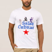 Salsa Cubana-shirt T-shirt (Voorkant)