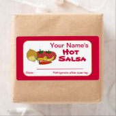 Salsa Custom Canning Jar Stickers gepersonaliseerd (Insitu)