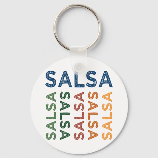 Salsa Cute Colorful Sleutelhanger (Voorkant)