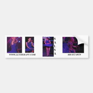 SALSA DANCE AFBEELDINGEN BUMPERSTICKER