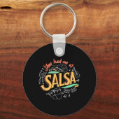Salsa Dance Love Salsa Dance Dancer Gifts Dancing Sleutelhanger (Voorkant)