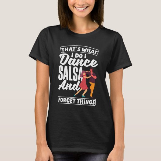 Salsa Dance Salsa Dancing T-shirt (Voorkant)