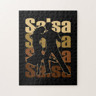 Salsa Dance voor een Latijnse muziek Dance Salsa Legpuzzel