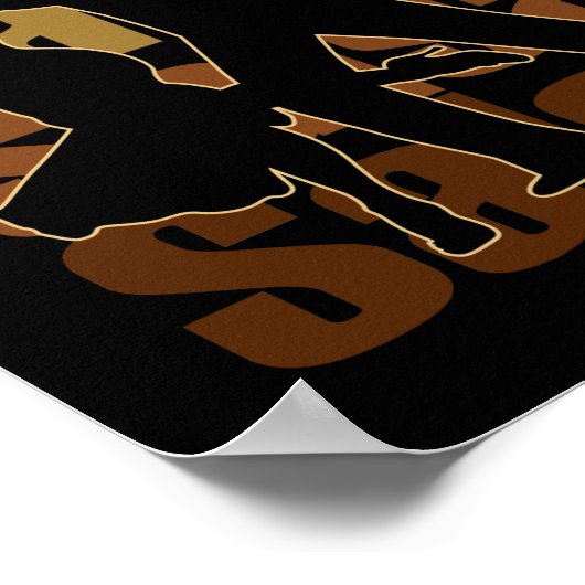 Salsa Dance voor een Latijnse muziek Dance Salsa Poster (Hoek)