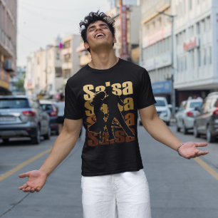 Salsa Dance voor een Latijnse muziek Dance Salsa T-shirt