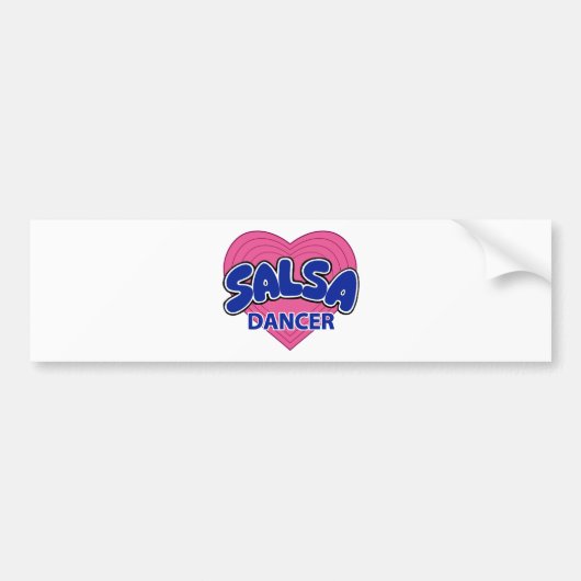 SALSA DANCER-1 BUMPERSTICKER (Voorkant)